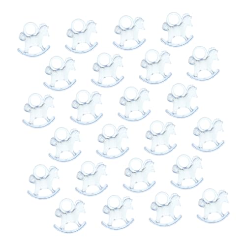 Kisangel 24 Stück Tischdekoration Für Pferderennen Pferdedekorationen Medizin Schnuller Babyparty-spiele Mini-babys Dekorationen Für Pferderennen Schnuller Für Babypartyspiel Sky-blue Acryl von Kisangel