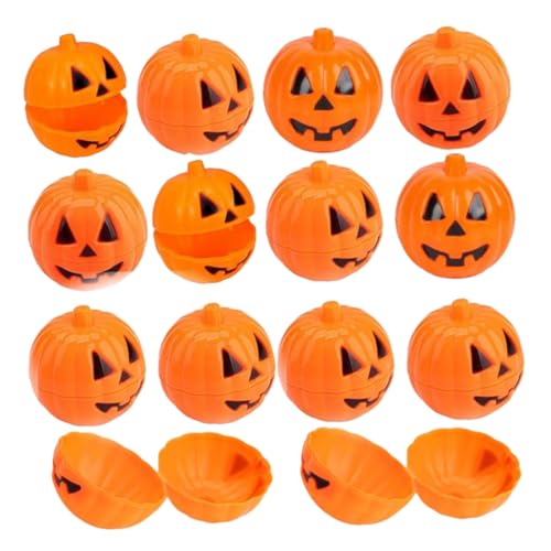 Kisangel 24Stücke Kürbisbox Befüllbare Halloween Süßigkeitenschachtel für Snacks Schmuck und Prank Zubehör Kürbisbehälter für Party Dekoration Kisangel 24Stücke Kürbisbox Befüllbare Halloween Süßigkeitenschachtel für Snacks Schmuck und Prank Zubehör Kürbisbehälter für Party Dekoration von Kisangel