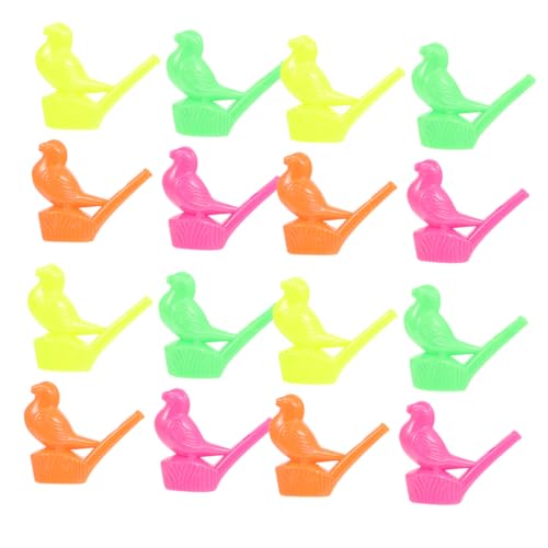 Kisangel 24Stücke Plastik Vogel Pfeifen Für Cartoon Mundpfeifen Für Partys Schulprojekte Und Kreative Musikspiele Fördert Musikalische Fähigkeiten Und Kreativität von Kisangel