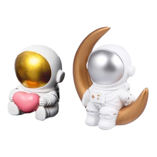 Kisangel 2Stücke Astronauten Figuren Aus Harz Dekorative Tortenschmuck Für Weltraum Partys Und Geburtstagsfeiern Mini Astronauten Deko Für Kuchen Und Fahrzeuge Kisangel 2Stücke Astronauten Figuren Aus Harz Dekorative Tortenschmuck Für Weltraum Partys Und Geburtstagsfeiern Mini Astronauten Deko Für Kuchen Und Fahrzeuge von Kisangel