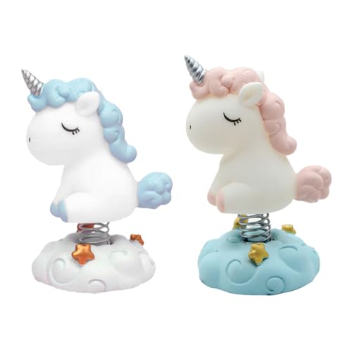 Kisangel 2Stücke Einhorn Kuchenverzierungen Aus Harz Kreative Dekoration Für Kindergeburtstage Und Partys Vielseitig Einsetzbar von Kisangel