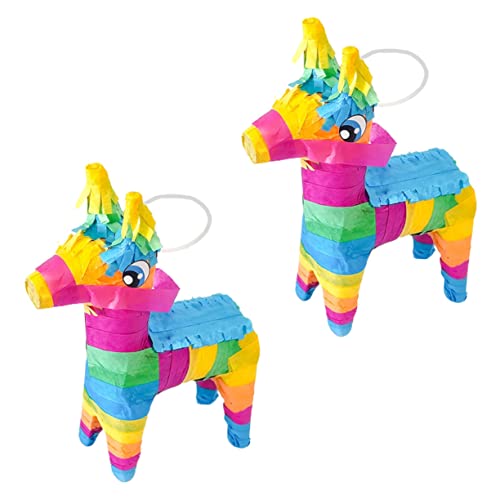 Kisangel 2Stücke Handgefertigte Mexikanische Pinata Buntem Seidenpapier Für Geburtstagsfeiern Cinco De Mayo Und Babypartys Kreative Deko Für Unvergessliche Feste von Kisangel