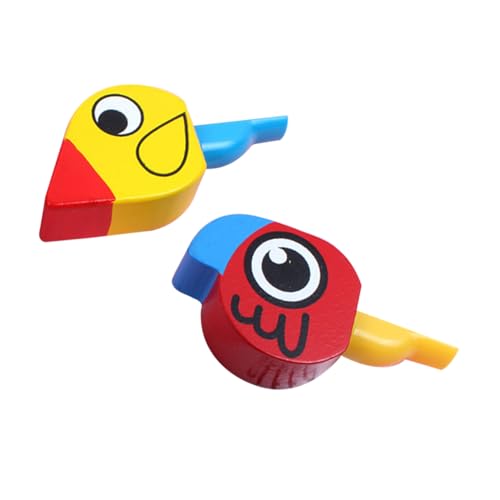 Kisangel 2Stücke Holz Pfeifvogel Cartoon Pfeifenspielzeug Für Lernspielzeug Zur des Hörvermögens Geschenkidee Für Jungen Und Farben Zufällig Gewählt Kisangel 2Stücke Holz Pfeifvogel Cartoon Pfeifenspielzeug Für Lernspielzeug Zur des Hörvermögens Geschenkidee Für Jungen Und Farben Zufällig Gewählt von Kisangel