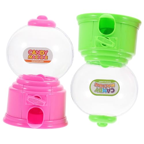 Kisangel 2Stücke Mini Bonbonspender Für Kompakte Gummiballautomaten Für Geburtstagsfeiern Und Kreative Spielmomente Fördert Die Interaktion Und Kreativität von Kisangel