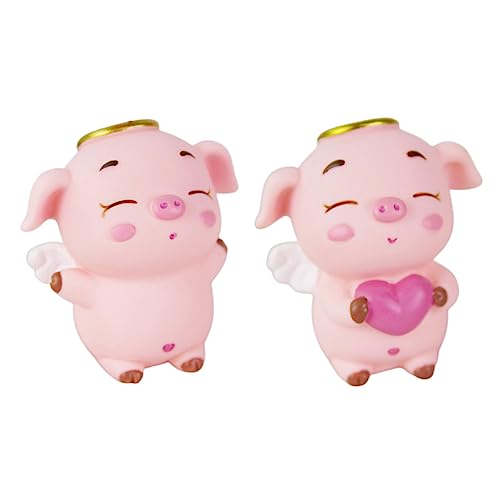 Kisangel 2Stücke Teiliges Figur Kuchen Ornament Für Geburtstagstorte Dekoration Lustiger Kuchenschmuck Aus Hochwertigem Umweltfreundlichem Material Für Fröhliche von Kisangel