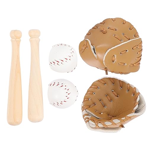Kisangel 2er-Set DIY Mini Baseballhandschuh, Schläger und Ball Set, Khaki, Holz und Leder, dekorative Schlüsselanhänger-Zubehör für Bastel- und Sportliebhaber Kisangel 2er-Set DIY Mini Baseballhandschuh, Schläger und Ball Set, Khaki, Holz und Leder, dekorative Schlüsselanhänger-Zubehör für Bastel- und Sportliebhaber von Kisangel