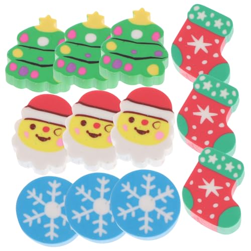 Kisangel 3 Boxen Weihnachts Radiergummis Cartoon Motive Boxen Je Lustige Radierer für Schulbedarf und Partygeschenke Bunte Weihnachtsstifte Zubehör Zufällige Farbe Zufällige Farbe Kisangel 3 Boxen Weihnachts Radiergummis Cartoon Motive Boxen Je Lustige Radierer für Schulbedarf und Partygeschenke Bunte Weihnachtsstifte Zubehör Zufällige Farbe Zufällige Farbe von Kisangel