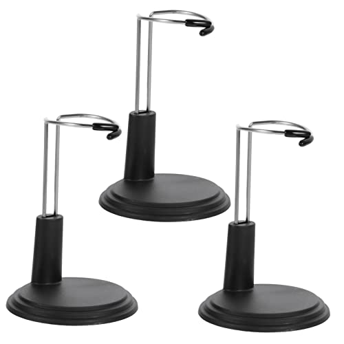 Kisangel 3 STÜCKE Teiliges Puppenständer Schwarz Stabiler Puppenhalter für Figuren und Modelle Robustes Doll Display Rack zur Sicheren Präsentation und Aufbewahrung von Puppen Kisangel 3 STÜCKE Teiliges Puppenständer Schwarz Stabiler Puppenhalter für Figuren und Modelle Robustes Doll Display Rack zur Sicheren Präsentation und Aufbewahrung von Puppen von Kisangel