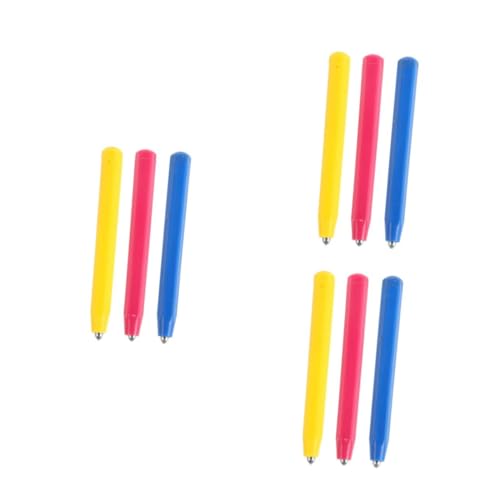 Kisangel 3 Sätze Teiliges Magnetisches Ersatzset Magnetstifte Für Zeichenbrett Stahlkugelschreiber in Blau Gelb Vielseitig Für Schreiben Zeichnen Markieren Wiederverwendbar Und 3 Stück * 3 Kisangel 3 Sätze Teiliges Magnetisches Ersatzset Magnetstifte Für Zeichenbrett Stahlkugelschreiber in Blau Gelb Vielseitig Für Schreiben Zeichnen Markieren Wiederverwendbar Und 3 Stück * 3 von Kisangel