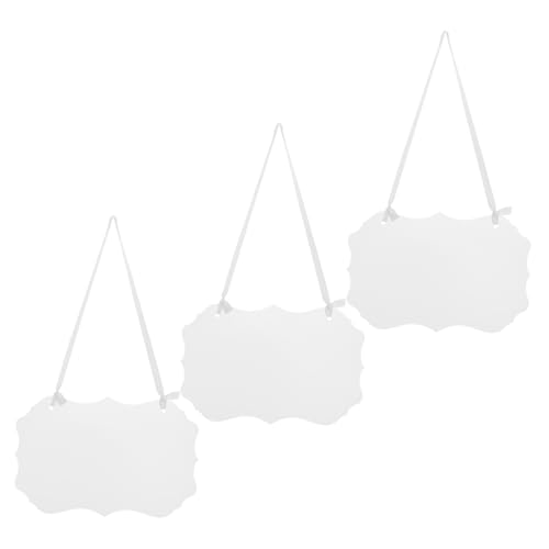 Kisangel 3 Stück Blankoschild aus Acryl Reservierte Tischschilder aus Acryl Hochzeitsstuhl Zeichen hochzeit wegweiser Reservierte Sitzplatzschilder Stuhl Transparent von Kisangel
