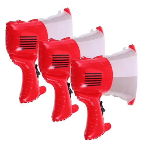 Kisangel 3 Stück Folienbullhorn Luftballons Feuerwehrmann Party Dekoration Kindergeburtstag Party Deko Feuerwehr Thema Partyzubehör Partygeschenke von Kisangel