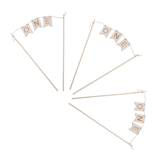 Kisangel 3 Stück Holz Cake Topper One Banner für Geburtstag Babyparty Natürliche Tortendeko aus Holz Stilvolle Kucheneinsätze für Geburtstagsfeier Vielseitige Partydekoration Kisangel 3 Stück Holz Cake Topper One Banner für Geburtstag Babyparty Natürliche Tortendeko aus Holz Stilvolle Kucheneinsätze für Geburtstagsfeier Vielseitige Partydekoration von Kisangel
