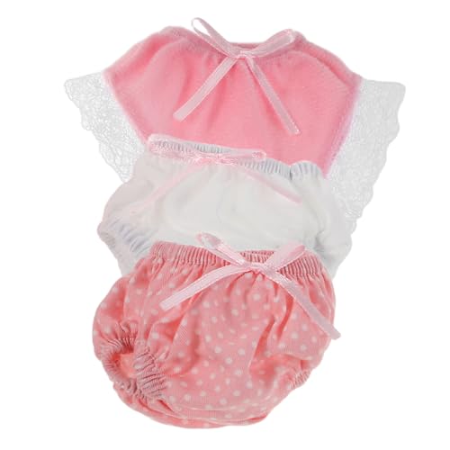 Kisangel 3 Stück Teiliges Puppen Unterwäsche Set Wiederverwendbare Puppen Kleidung Weiche Realistische Stoffe Bequem und Sicher für Fantasievolles Rollenspiel und Kisangel 3 Stück Teiliges Puppen Unterwäsche Set Wiederverwendbare Puppen Kleidung Weiche Realistische Stoffe Bequem und Sicher für Fantasievolles Rollenspiel und von Kisangel