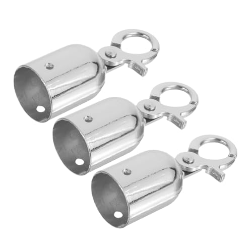 Kisangel 3 Stück Teiliges Seilendstopper mit Haken aus Juteseil und Roter Samt Zuverlässiger Kordelstopper für Barrieren und Absperrungen Einfache Installation ohne Werkzeug Sicherer Halt von Kisangel