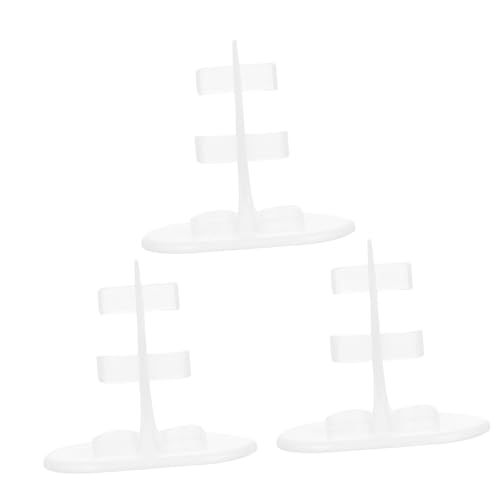 Kisangel 3 Stück Transparenter Puppenständer mit Taillenstütze für Kreative Figuren Stabiler Halter für Puppen und Modelle für Präsentation und Tischen von Kisangel