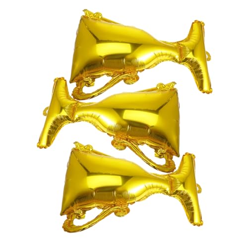 Kisangel 3 Stück Trophäenballon Geformt Dekorationen Schnell Blau Film Ö Champion Wein Folienballon Grad Hoher Auftrieb Für Ballons Pastell Riese Binden Gänseblümchen Aluminiumfolie Golden von Kisangel