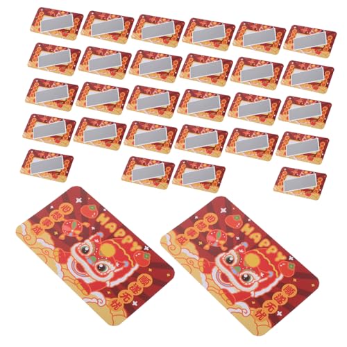 Kisangel 30 Stück -Geschenkkarte für familienspiele Spiele des neuen Jahres Partyspiele für das Neue Jahr Rubbelkarten für Preise Chinesische Neujahrsanfälle rot Kisangel 30 Stück -Geschenkkarte für familienspiele Spiele des neuen Jahres Partyspiele für das Neue Jahr Rubbelkarten für Preise Chinesische Neujahrsanfälle rot von Kisangel