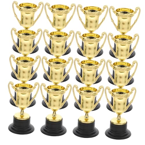 Kisangel 30 Stück Mini Trophäen aus Kunststoff Goldene Pokale mit Sockel Belohnung für Spiele Sportveranstaltungen Schulpreise Partydekoration für Wettbewerbe Kisangel 30 Stück Mini Trophäen aus Kunststoff Goldene Pokale mit Sockel Belohnung für Spiele Sportveranstaltungen Schulpreise Partydekoration für Wettbewerbe von Kisangel