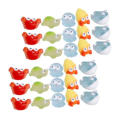 Kisangel 30 Stück Teiliges Miniatur Meeres Tierfiguren aus Resin Krabben Schildkröten Quallen Einsiedlerkrebse Haie Handbemalt für DIY Terrarien Tischdekoration Lebendige Szenerie Kisangel 30 Stück Teiliges Miniatur Meeres Tierfiguren aus Resin Krabben Schildkröten Quallen Einsiedlerkrebse Haie Handbemalt für DIY Terrarien Tischdekoration Lebendige Szenerie von Kisangel
