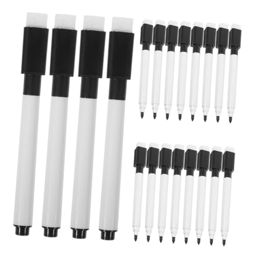 Kisangel 30 Stück Whiteboard-stift Radiergummi Trocken Abwischbare Marker in Großen Mengen Tafelmarker Löschbare Markierungen Whiteboard-marker Trocken Abwischbar Magnetstift Plastik von Kisangel