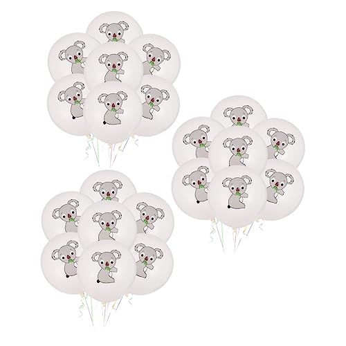Kisangel 30Stücke Waldtier Luftballons Hochwertige Latexballons Für Kindergeburtstagsfeiern Partys Und Dekorationen Koala Und Andere Waldtiere Langlebig Und Praktisch von Kisangel