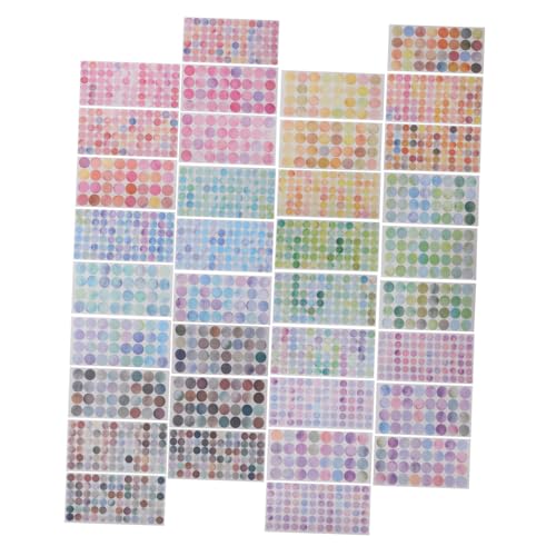 Kisangel 36 Blatt Bunte Kleine Runde Dot Sticker Selbstklebend Farbige Kreis Punkte Aufkleber für Bücher Papier Markierung und Dekoration Vielseitige Etiketten für Planer und Aufbewahrung Kisangel 36 Blatt Bunte Kleine Runde Dot Sticker Selbstklebend Farbige Kreis Punkte Aufkleber für Bücher Papier Markierung und Dekoration Vielseitige Etiketten für Planer und Aufbewahrung von Kisangel