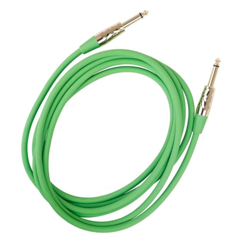 Kisangel 3M Gitarren Patchkabel Professionelles Rauschunterdrückendes Instrumentenkabel Für Gitarre Bass Mixer Und Langlebig Vielseitig Einsetzbar Für Musiker von Kisangel