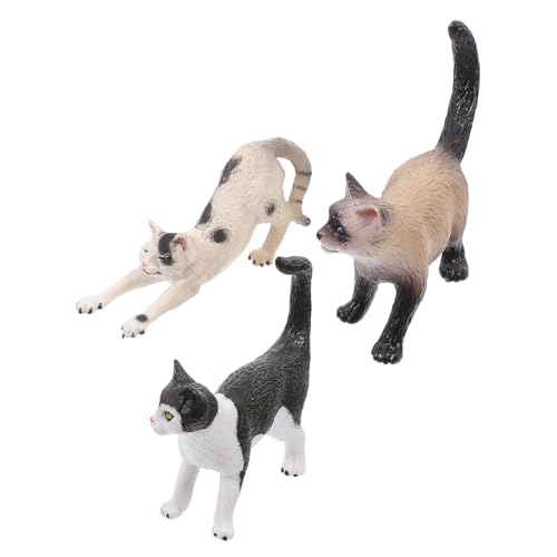 Kisangel 3Stücke Mini Katzenfiguren Aus Niedliche Katzenstatue Für Dekoration Platzsparende Desktop Deko Für Für Freunde Und Familie Kisangel 3Stücke Mini Katzenfiguren Aus Niedliche Katzenstatue Für Dekoration Platzsparende Desktop Deko Für Für Freunde Und Familie von Kisangel
