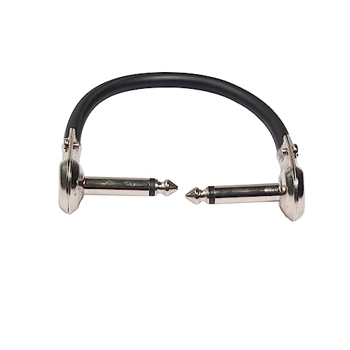 Kisangel 3Stücke Rechtwinkliges Gitarren Patchkabel Stecker Für Effektpedale Schwarz Für Pedalboards Und Audioübertragung Kisangel 3Stücke Rechtwinkliges Gitarren Patchkabel Stecker Für Effektpedale Schwarz Für Pedalboards Und Audioübertragung von Kisangel