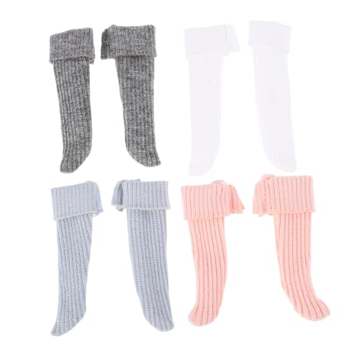 Kisangel 4 Paare Puppensocken Puppenkleidung Minipuppenschuhe Halloween-socken Für Puppe Verkleiden Sich Kleidung Haarschmuck Für Kleine Mädchen Puppenabsätze Puppenlätzchen Stoff Kisangel 4 Paare Puppensocken Puppenkleidung Minipuppenschuhe Halloween-socken Für Puppe Verkleiden Sich Kleidung Haarschmuck Für Kleine Mädchen Puppenabsätze Puppenlätzchen Stoff von Kisangel