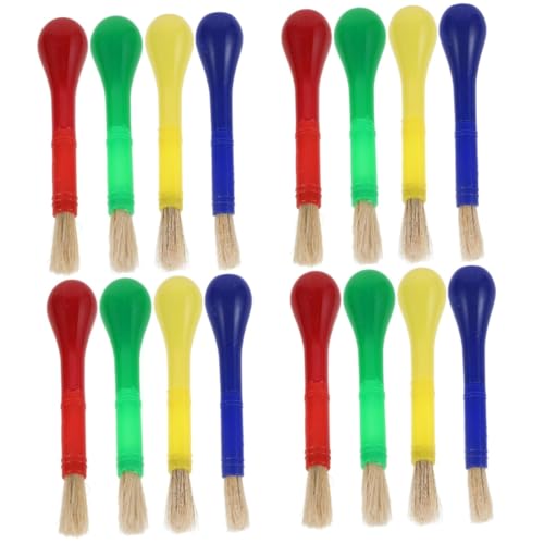 Kisangel 4 Sätze Kleines Malpinsel-Set Für Groß Bürsten Mini Kunstpinsel Kleiner Pinsel Malutensilien Kleiner Malpinsel Pinselset Plastik 4 Stück * 4 von Kisangel