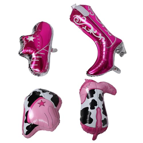Kisangel 4 Stück Cowgirl Luftballons Stiefel Western Party Dekorationen Cowboy Stiefel Dekorationen Western Luftballons Cowboy Party Dekorationen Cowgirl Bachelorette Luftballons Cow Boy Kisangel 4 Stück Cowgirl Luftballons Stiefel Western Party Dekorationen Cowboy Stiefel Dekorationen Western Luftballons Cowboy Party Dekorationen Cowgirl Bachelorette Luftballons Cow Boy von Kisangel