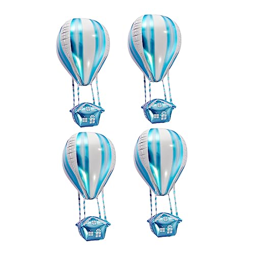 Kisangel 4 Stück Heißluftballon Dekoration Party Hochzeit Klarer Heißluftballon Fest Luftballon-herzstück Blau Film Heißluftballon Aus Folie Junge Rosa Blue Aluminiumfolie Kisangel 4 Stück Heißluftballon Dekoration Party Hochzeit Klarer Heißluftballon Fest Luftballon-herzstück Blau Film Heißluftballon Aus Folie Junge Rosa Blue Aluminiumfolie von Kisangel