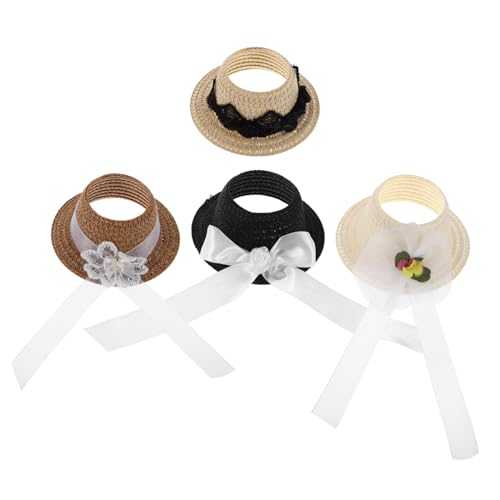 Kisangel 4 Stück Teiliges Mini Puppenhüte mit Schleife Leichte Vielseitige Miniatur Top-hüte für Kreative Diy-projekte Kostüme Rollenspiele und Festliche Dekorationen Kisangel 4 Stück Teiliges Mini Puppenhüte mit Schleife Leichte Vielseitige Miniatur Top-hüte für Kreative Diy-projekte Kostüme Rollenspiele und Festliche Dekorationen von Kisangel