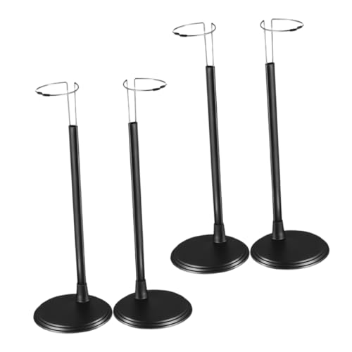 Kisangel 4 Stück Verstellbarer Puppenständer Teilig Schwarz Höhenverstellbar Stabiler Displayhalter für Actionfiguren und Stofftiere Benutzerfreundlich für Puppenhaus und Sammlungen von Kisangel