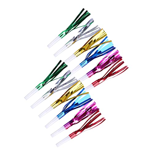 Kisangel 42 Stück Kinderpfeife Partygeschenke pfeifen pfeifen Partypfeifen Partykrachmacher Zufällige Farbe von Kisangel