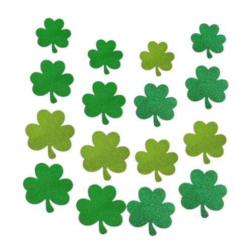 Kisangel 45 Stück Teiliges Shamrock Papierausschnitte für Patrick's Day Dekorationen DIY Projekte Pinnwand Fenster und Grüne Deko für Festliche Kisangel 45 Stück Teiliges Shamrock Papierausschnitte für Patrick's Day Dekorationen DIY Projekte Pinnwand Fenster und Grüne Deko für Festliche von Kisangel