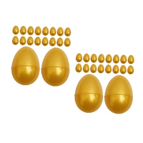 Kisangel 48 Stck. Teiliges Goldene Leere Plastik Eier Hohl und Wiederbefüllbar Stabile und Süßigkeitenboxen Sichere Kunststoffmaterialien für Partydekoration Feiern Hochzeit Kisangel 48 Stck. Teiliges Goldene Leere Plastik Eier Hohl und Wiederbefüllbar Stabile und Süßigkeitenboxen Sichere Kunststoffmaterialien für Partydekoration Feiern Hochzeit von Kisangel