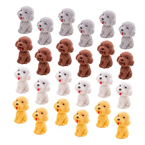 Kisangel 48 Stück Hund Radiergummi lustige radiergummis Neuheit für süßer tierischer Tierrotler Bleistiftgummi Eraser Radierwechsel tpr von Kisangel