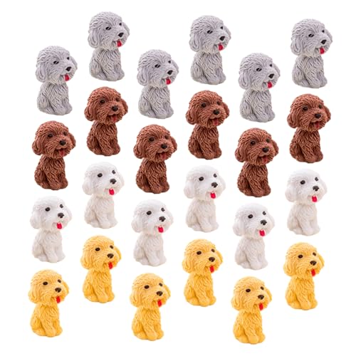 Kisangel 48 Stück Hunde Radiergummi Kawaii Radiergummis Lehrerbedarf Radiergummis Schreibtisch Haustiere Lustige von Kisangel