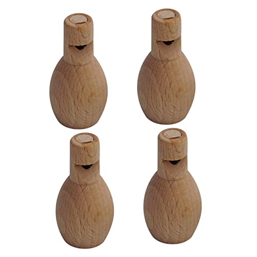 Kisangel 4Stücke Teiliges Aus Unvollendeten Holzpfeifen Für DIY Für Kleine Musiker Holzspielzeug Zur Musikalischer Fähigkeiten Und Kreativität von Kisangel