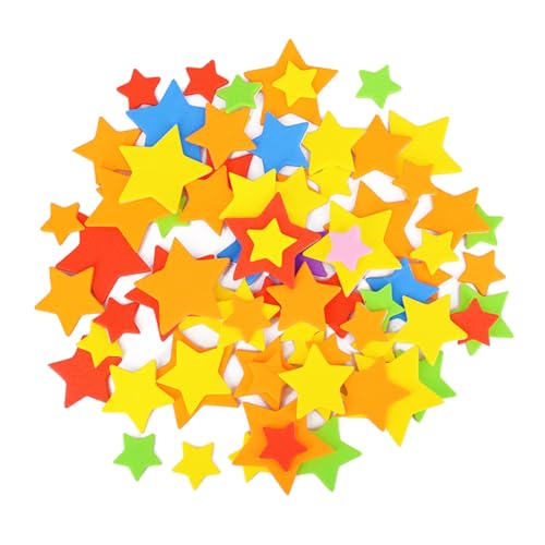 Kisangel 5 Packungen Selbstklebende Fünf punkte schaumstoffaufkleber Bunte Wandtattoos für Kinderzimmer DIY Zubehör für Scrapbooking Dekorative Wanddekorationen Kinderfreundlich von Kisangel