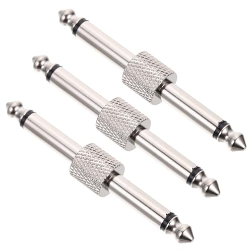Kisangel 5 Sätze Guitar Effect Pedal Adapter Audio Verbindungstecker Für Gitarrenpedale Gerader Stecker Hochwertiges Material Für Effektive Signalübertragung Und 3 Stücke * 5 Kisangel 5 Sätze Guitar Effect Pedal Adapter Audio Verbindungstecker Für Gitarrenpedale Gerader Stecker Hochwertiges Material Für Effektive Signalübertragung Und 3 Stücke * 5 von Kisangel