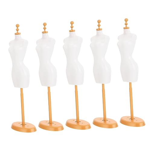 Kisangel 5 Stück Doll Clothes Display Stand Teiliges Puppenständer für Miniaturmodelle Stabiler und Sicherer Kleiderhalter für Puppen Zubehör für Puppenhaus Dekoration Kisangel 5 Stück Doll Clothes Display Stand Teiliges Puppenständer für Miniaturmodelle Stabiler und Sicherer Kleiderhalter für Puppen Zubehör für Puppenhaus Dekoration von Kisangel