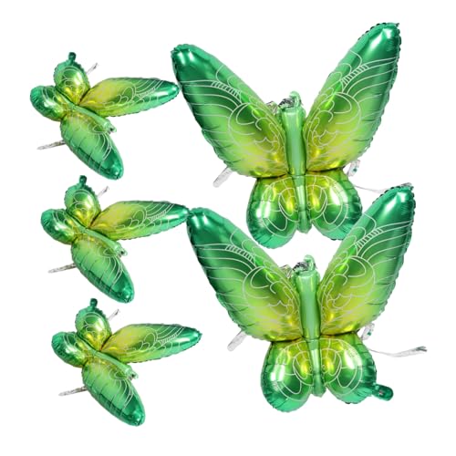 Kisangel 5 Stück Flügel Ballon Zubehör Für Partyballons Schmetterlingsflügel Luftballons Ballon Mittelstücke Schmetterlings-geburtstagsballons Partyzubehör Feierballons Aluminiumfolie Green Kisangel 5 Stück Flügel Ballon Zubehör Für Partyballons Schmetterlingsflügel Luftballons Ballon Mittelstücke Schmetterlings-geburtstagsballons Partyzubehör Feierballons Aluminiumfolie Green von Kisangel