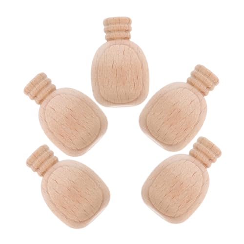 Kisangel 5 Stück Graffiti -Party -Ornamente Flasche Wein Mini-Holzhandwerk leeres Holzdekor leeres Holzhandwerk hölzern Kisangel 5 Stück Graffiti -Party -Ornamente Flasche Wein Mini-Holzhandwerk leeres Holzdekor leeres Holzhandwerk hölzern von Kisangel