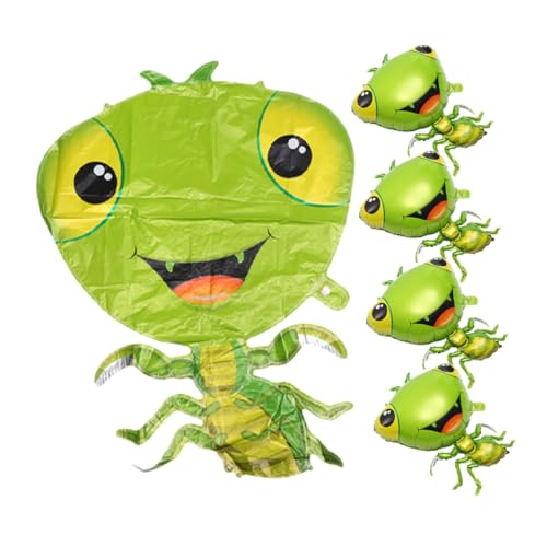 Kisangel 5 Stück Insektenballon groß Aufblasbare Tierballons geburtstag luftballons dekorationen Farben Mantis-Modellierballons Mantis-Dekorationen Aluminiumfolie Green Kisangel 5 Stück Insektenballon groß Aufblasbare Tierballons geburtstag luftballons dekorationen Farben Mantis-Modellierballons Mantis-Dekorationen Aluminiumfolie Green von Kisangel