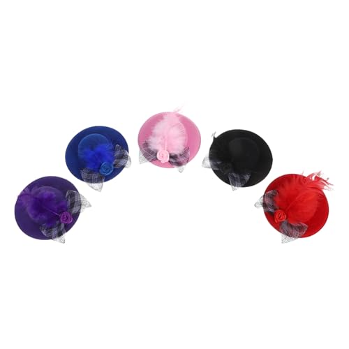 Kisangel 5 Stück Puppen Dekohut Mini Zylinderhüte Filz Minihüte Mini Teeparty Hüte Miniatur Puppenhaus Zubehör Für Puppen Kleine Partyhüte Für Puppenhut Netz Kisangel 5 Stück Puppen Dekohut Mini Zylinderhüte Filz Minihüte Mini Teeparty Hüte Miniatur Puppenhaus Zubehör Für Puppen Kleine Partyhüte Für Puppenhut Netz von Kisangel