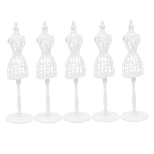 Kisangel 5 Stück Puppenständer Hohe Kleiderform für Puppen zum Ausstellen von Kleidung Schmuck und Accessoires Perfektes Zubehör für Kreative Spielwelten von Kisangel