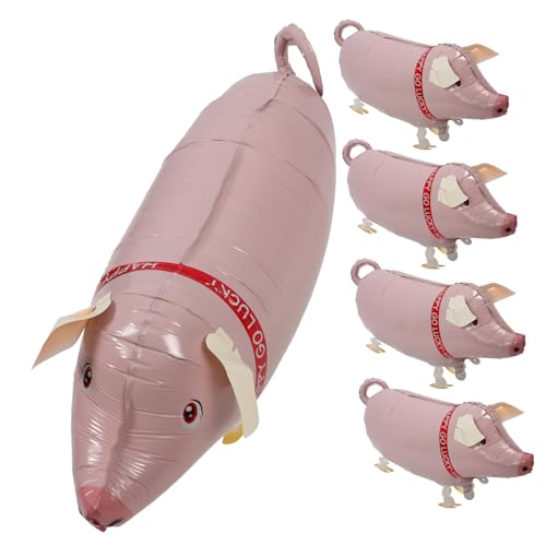 Kisangel 5 Stück Schweinballon Party für groß Schweineparteidekoration Luftballons kinderspielzeug leichter aufblasbarer Ballon Aufblasbares Ballonspielzeug Aluminiumfolie Rosa Kisangel 5 Stück Schweinballon Party für groß Schweineparteidekoration Luftballons kinderspielzeug leichter aufblasbarer Ballon Aufblasbares Ballonspielzeug Aluminiumfolie Rosa von Kisangel